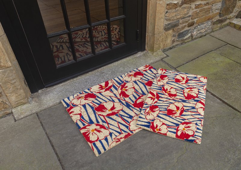 Victoria and Albert Museum Poppy Field Coir Doormat