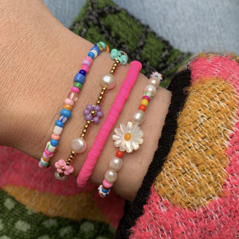 Surf bracelet | Neon pink