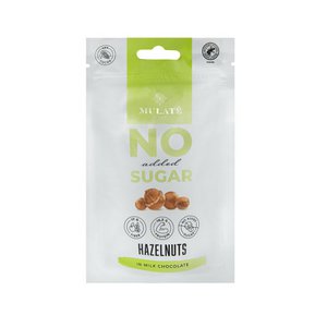 MULATE LICHT GEROOSTERDE HAZELNOTEN IN MELKCHOCOLADE