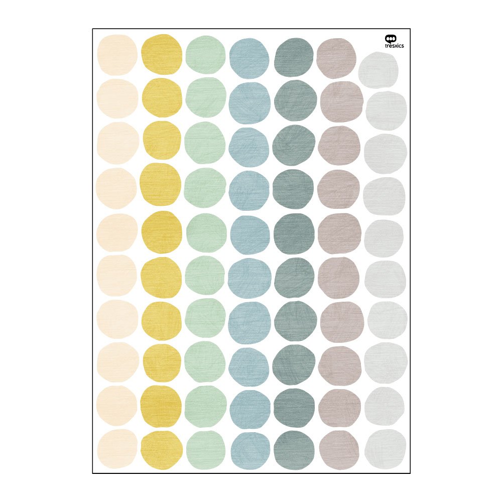 Pencil dots wall sticker