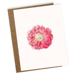 Mini Grußkarte Rosa (Blume)