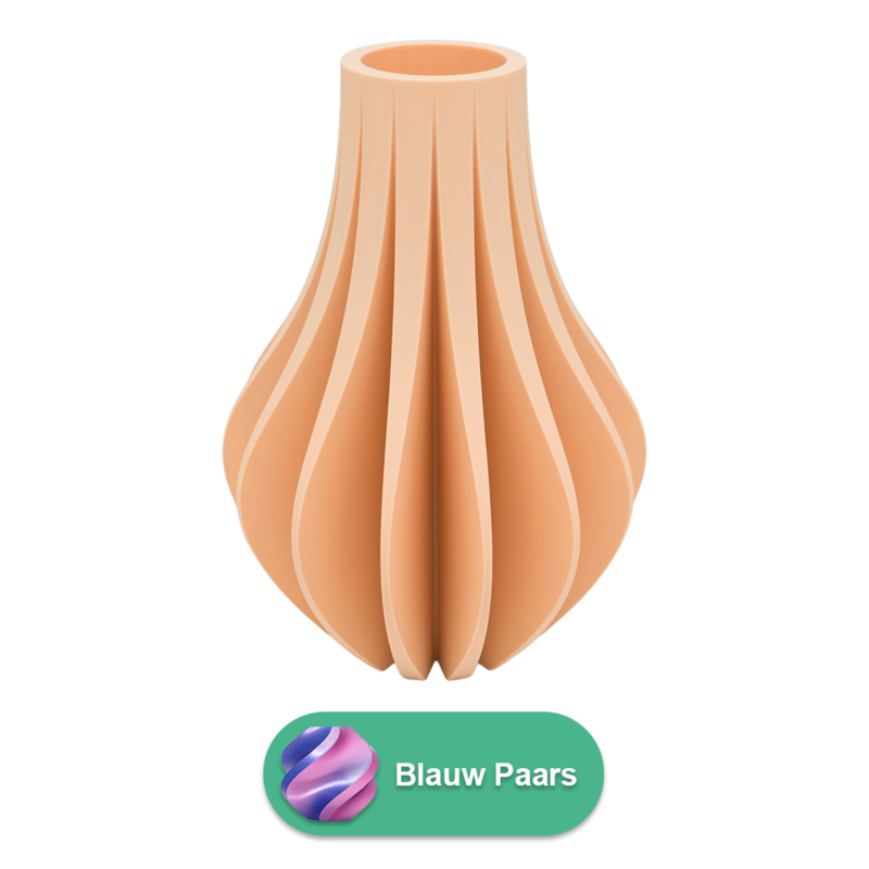 Wazon Aventa 3D - Wazon wydrukowany w 3D - Zrównoważony PLA - Nadaje się do sztucznych kwiatów