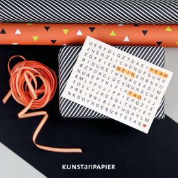 Geschenkpapier Streifen Quinn