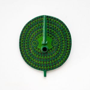 Wanddekoration "Masque solaire" Sonnenmaske aus Burkina Faso | Größe L (Ø 51-58cm) | verschiedene Farben
