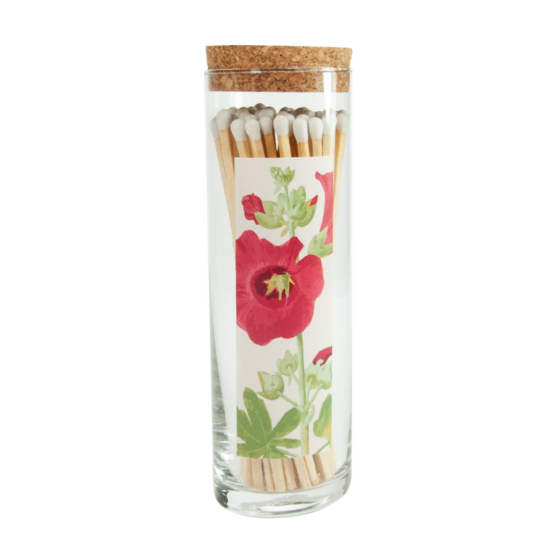 Matches in glass "Fleur de Vie"