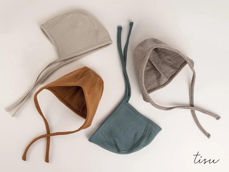 TISU baby bonnet, Oat