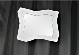 The small white mirror
