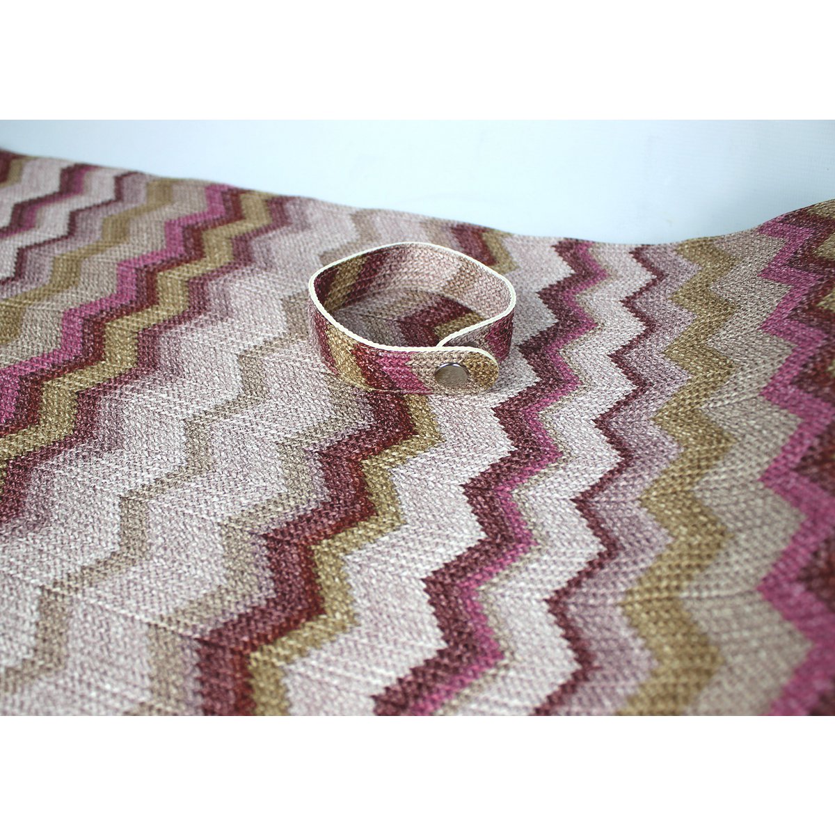 Tunk Runner Zigzag Wzór Pink 150 cm długą skórę syntetyczną