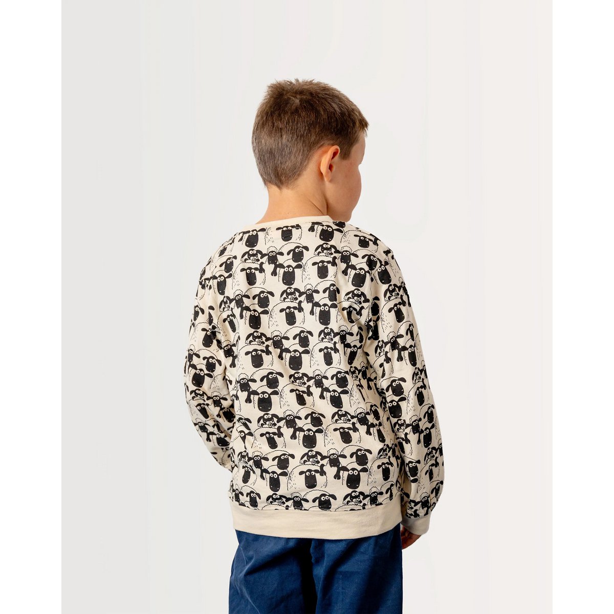 koaa – Shaun das Schaf “Schafherde” – Longsleeve beige