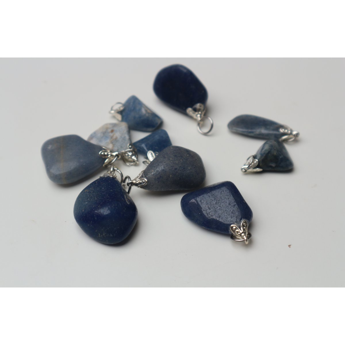 Blue quartz pendant