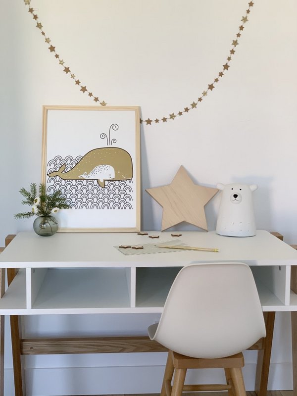 Paper poster - The whale and its calf