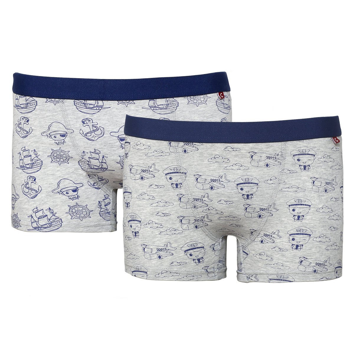 2er-Pack, Shorts, Pilot/Pirat