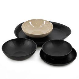 Bowl bowl hammered beige