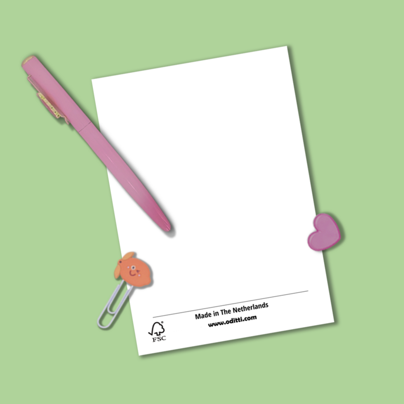 Verjaardagstaart goudfolie briefkaart