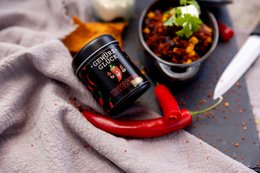 Gewürz-Glück Hellfire Teufelszeug – Ekstremt varm krydderiblanding med Carolina Reaper, Habanero & Scorpion Chili til chili, kød, pasta & BBQ