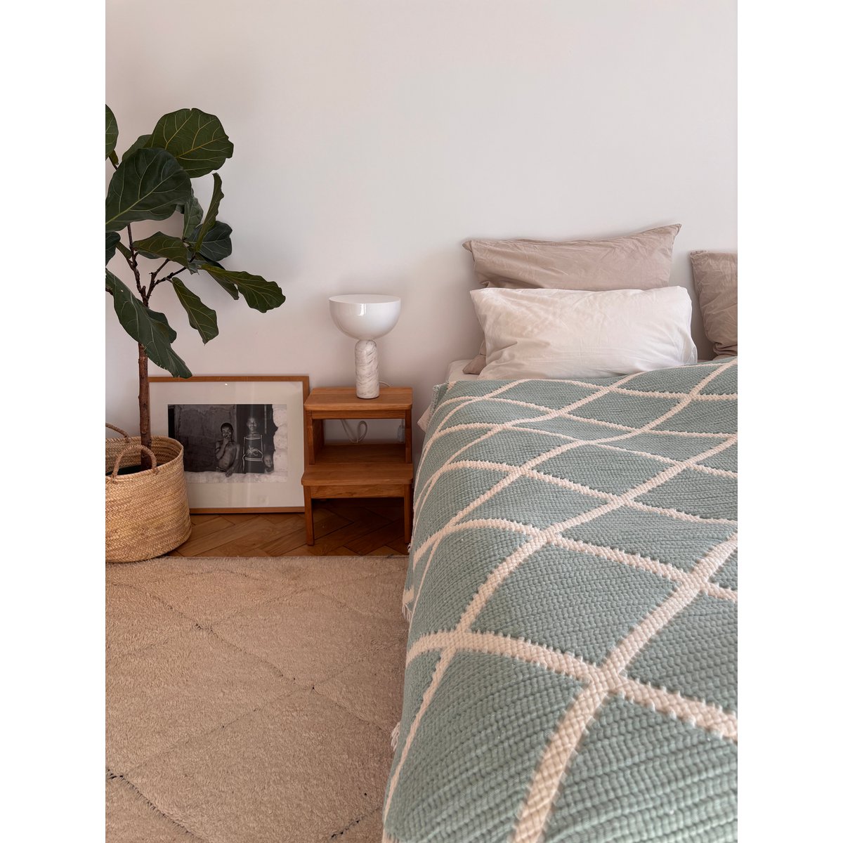 Muslin blanket - gray-white - 2.20 x 2.50 m FAIR