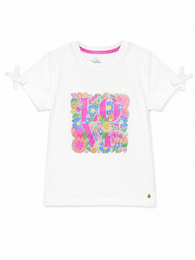 T-shirt da bambina con stampa LOVE "Biancaneve"