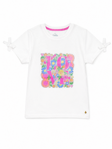 Meisjes T-shirt met LOVE print "Snow White"