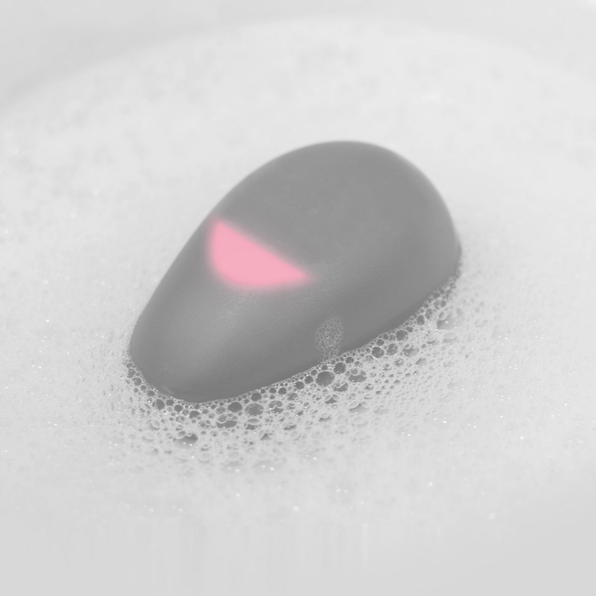 Bath thermometer pebble
