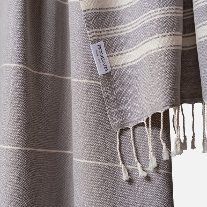 Serviette Ecobain "Nouveau Classique" | Nuage d'orage (Dunkelgrau)