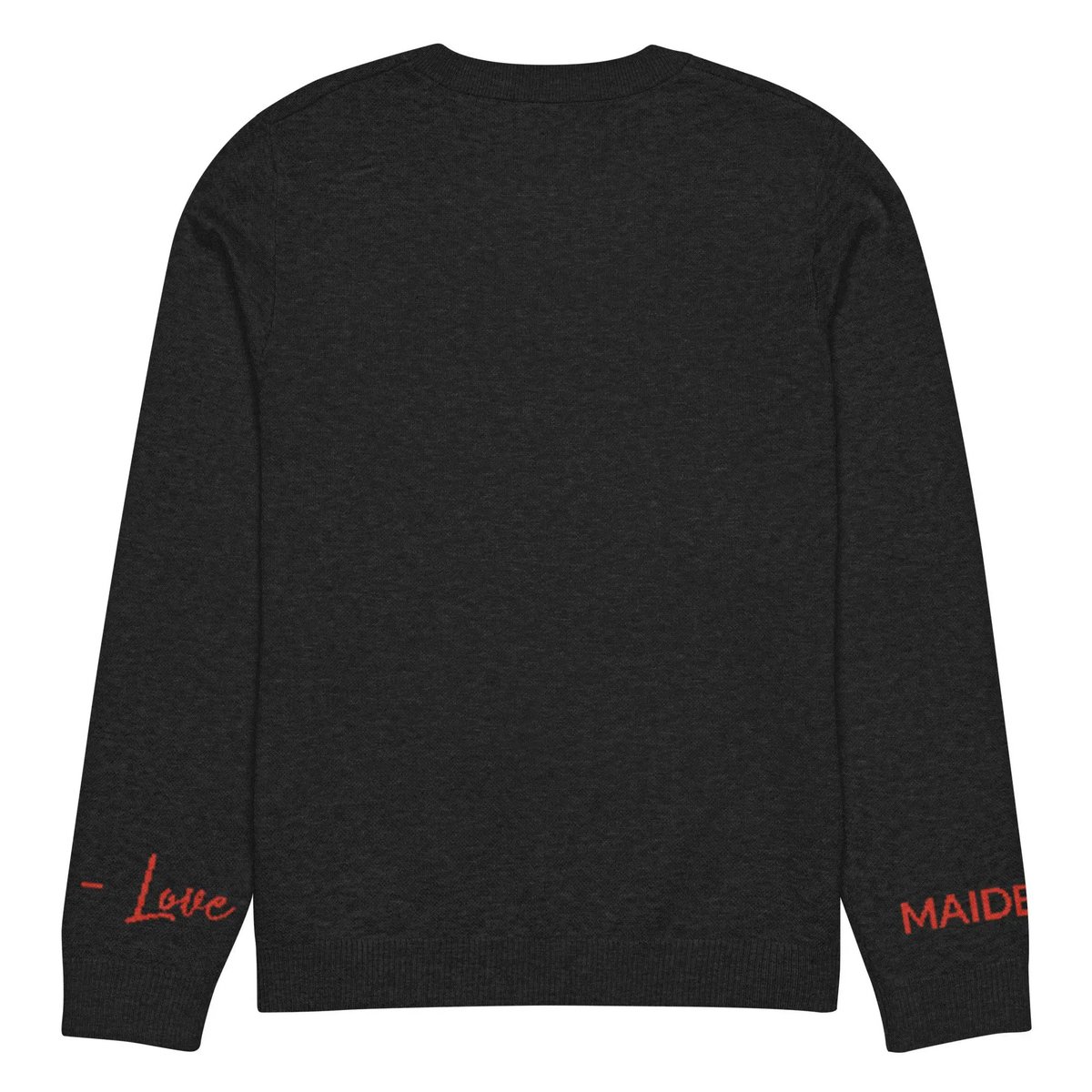 Heart - Maglione girocollo lavorato a maglia NERO