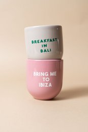 Tasse Sisi à la main, apporte-moi à ibiza