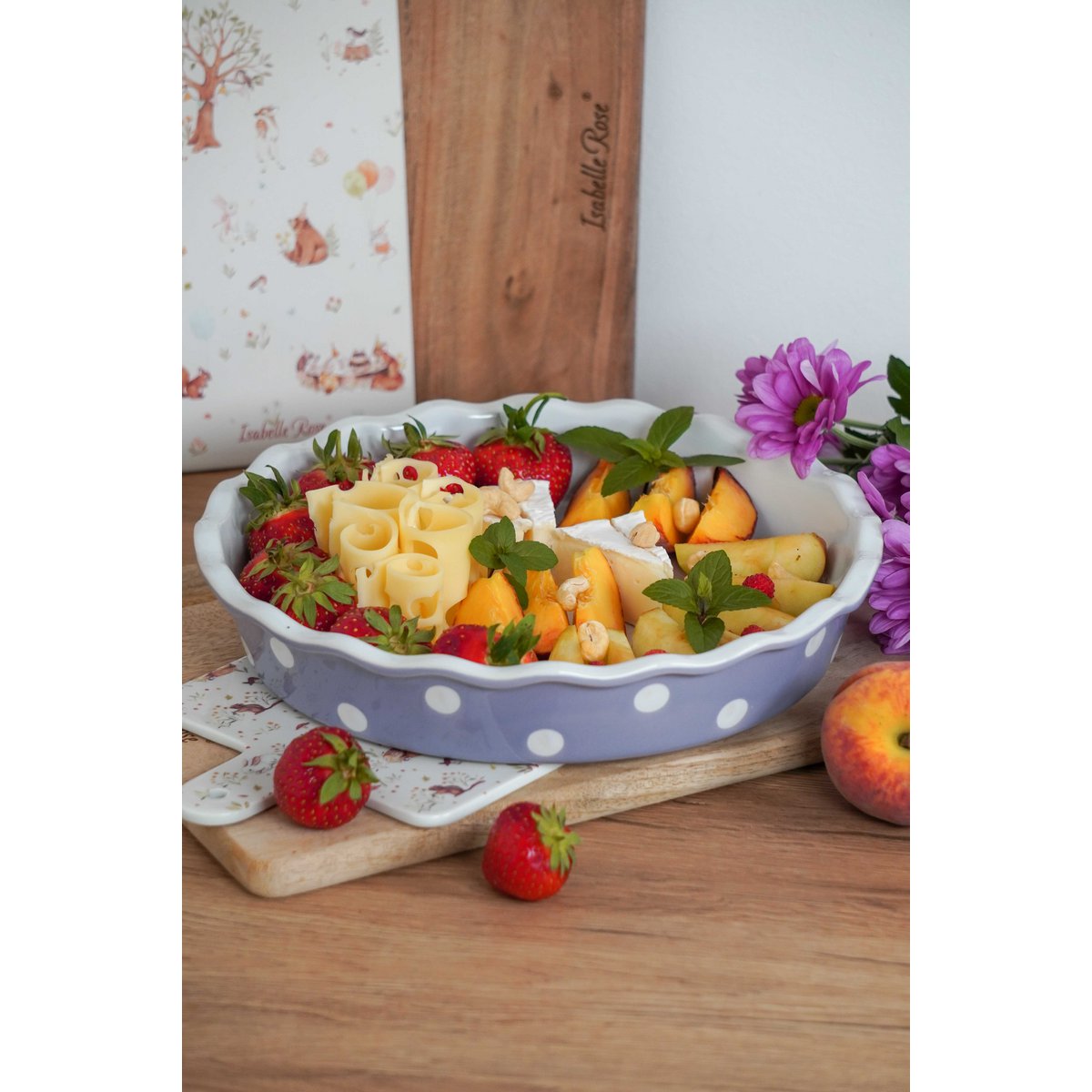 Molde para tarta lila con lunares Isabelle Rose