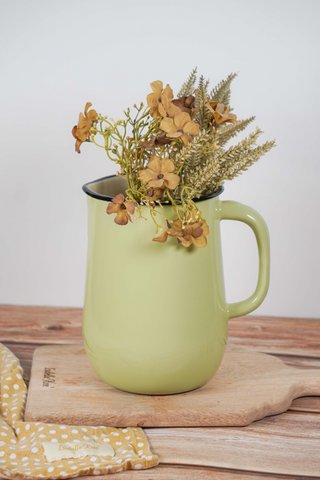 Enamel jug citron 2,5 L Isabelle rose