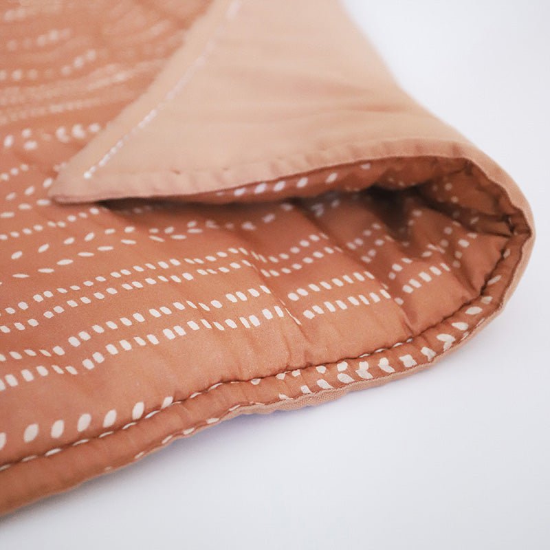 NEPO TERRACOTTA bohemian print baby rest mat