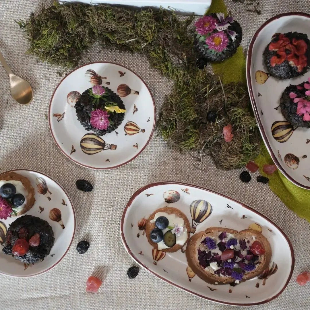 Dinner Plate | Handcrafted Serving Vintage Hot | Stoneware