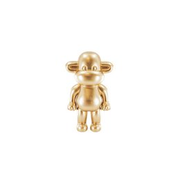 Ornament - Affenfigur 'The Legend'- Polyresin - Gold - 11x7x19cm