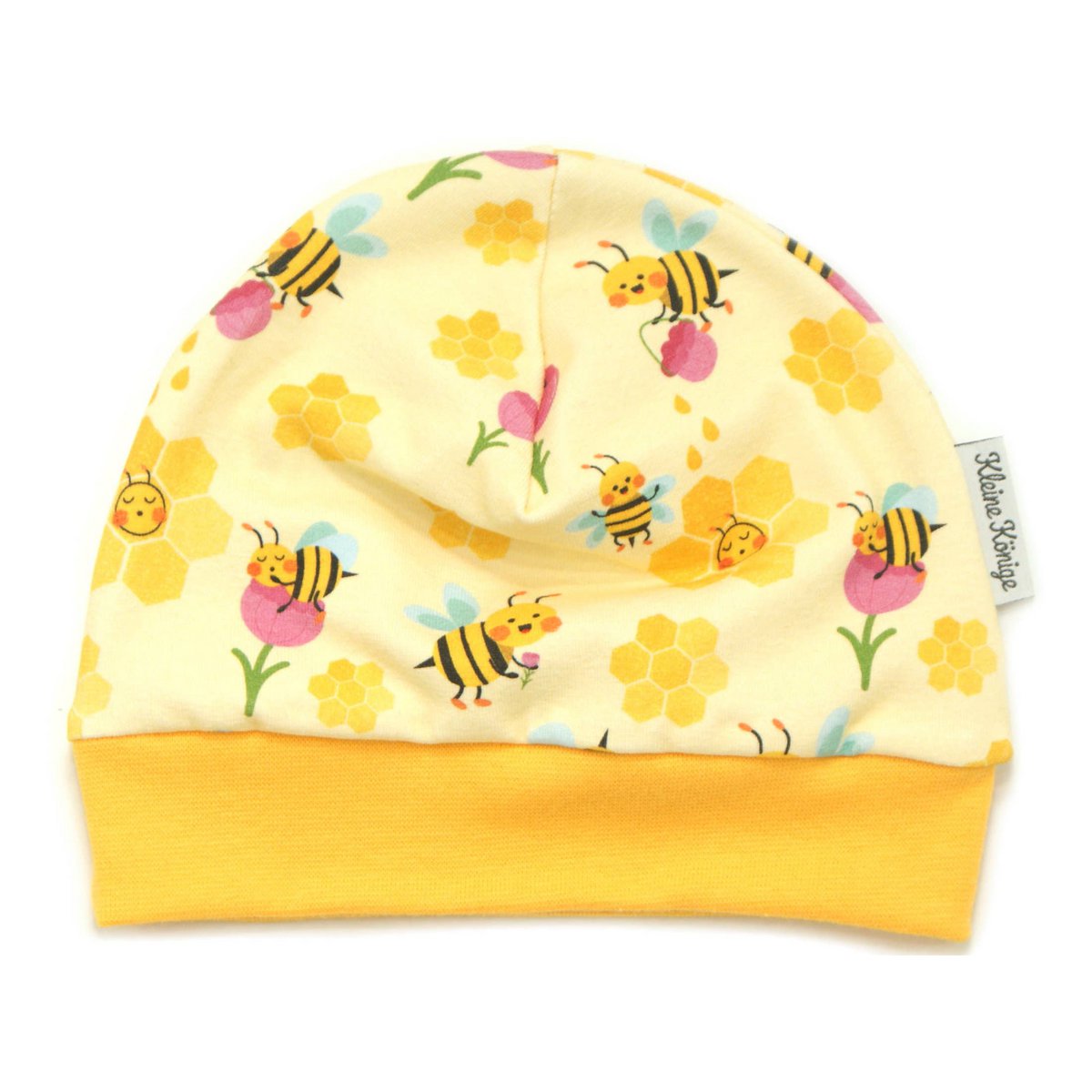 Czapka dla niemowląt Honey Bee Honey Bee, żółta