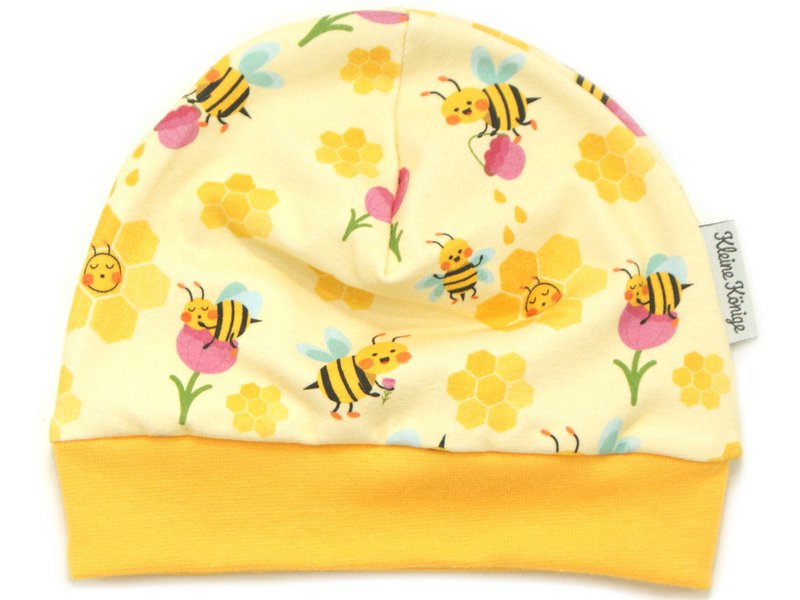 Czapka dla niemowląt Honey Bee Honey Bee, żółta