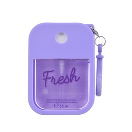 Coconut cleansing hand spray and purple silicone case -35ml