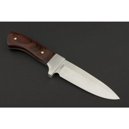ED MAHONY Red Prairie Hunter, couteau de chasse, 440A