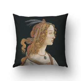 A lush, tropical jungle scene with a sleeping lion and various plants and animals. The pillow cover features a vibrant, colorful design that would add a touch of nature and whimsy to any living space.