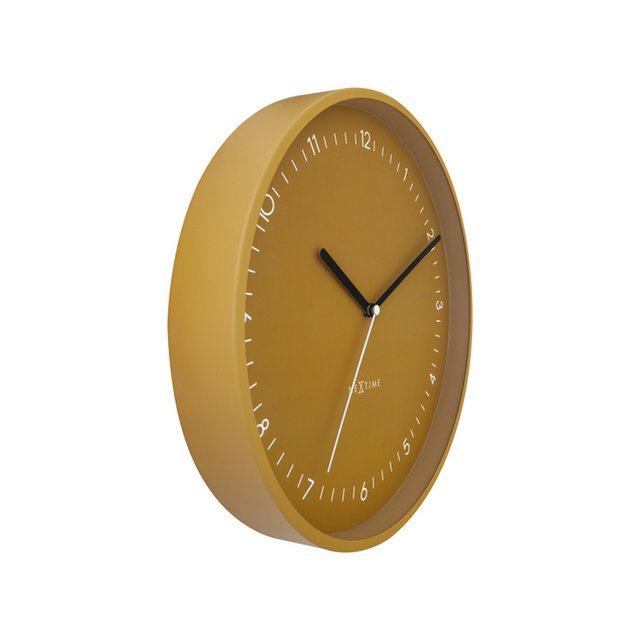 Zegar ścienny NeXtime Berlin 30 cm żółty