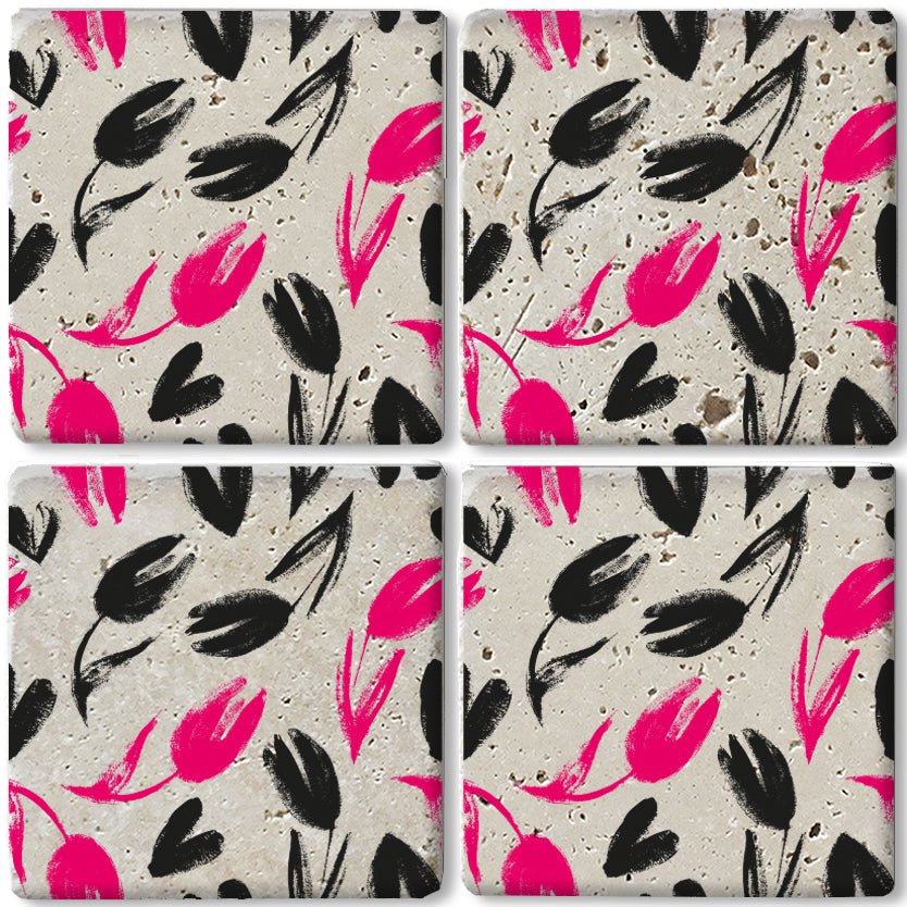 Stone Coaster Set - Frida