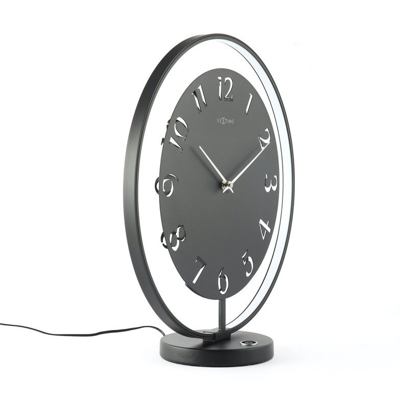Horloge de table - 40 x 40,5 cm - Métal - Unité lumineuse - 'Ting Table'