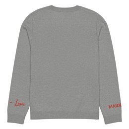 Heart - Strikket sweater med rund hals GRÅ | strikket sweater med rund hals