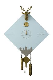 Gøgeur - Schwarzwald - Hvid/Guld