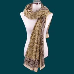 Yellow Pareo, Sarong, scarf, beach towel, summer scarf, shoulder cloth, wrap dress, made of 100% cotton, printed with natural colors, handmade