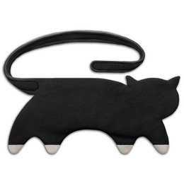 Bio-Körnerkissen, mikrowellengeeignet und aus 100% Naturmaterialien, Wärmekissen für Bauch & Rücken, Katze Coco