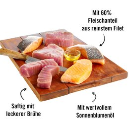 Dogs’n Tiger Adult Premium Katzenfutter, Meer, Nassfutter, Getreidefrei, Thunfisch & Lachs