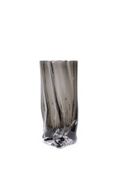 POCKET GREY GLASS VASE