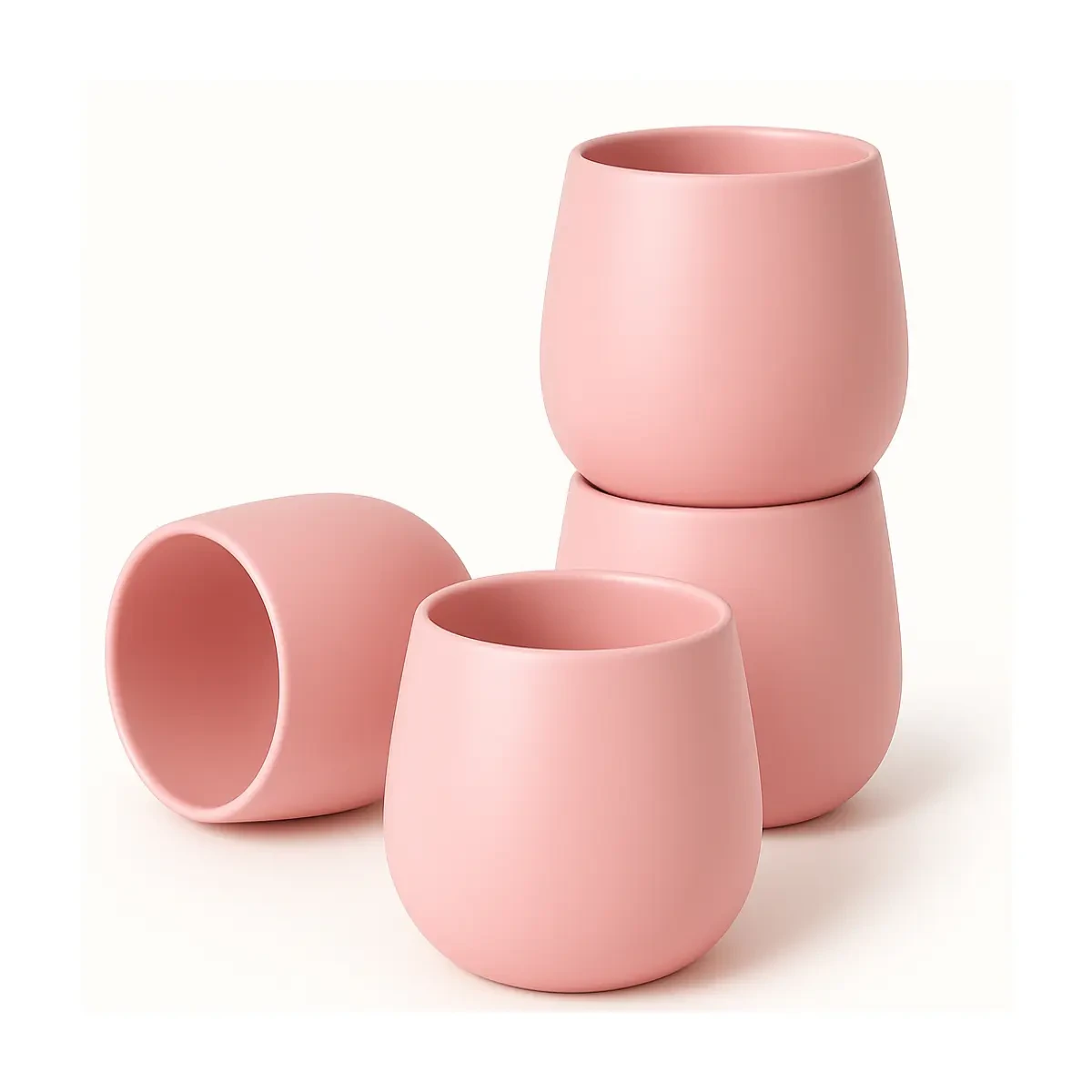 Ensemble de tasses à thé japonaises en céramique (4 pièces)