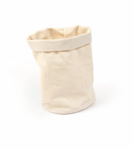 POUCH BAG IN COTTON Ø125x220mm
