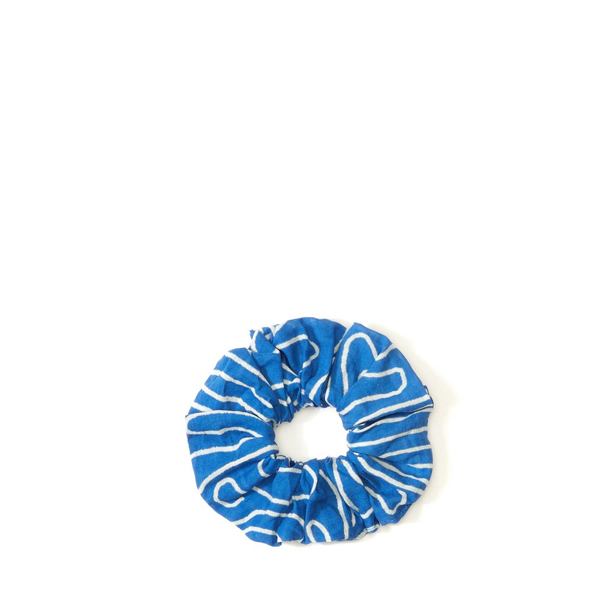 Mavi Abstract Print Scrunchie