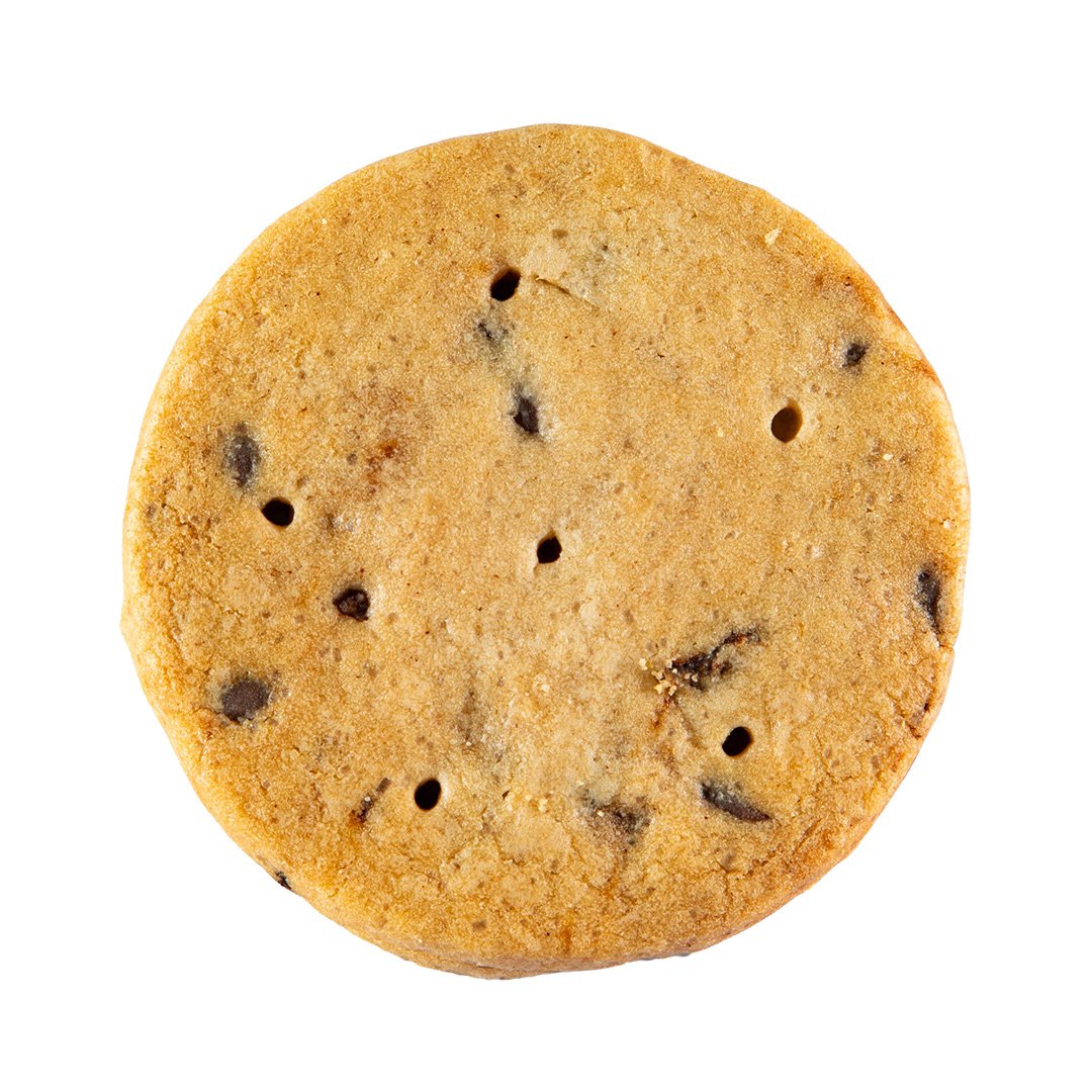 Bio- und vegane Chocolate-Chip-Bananen-Shortbread-Kekse – 110-g-Karton