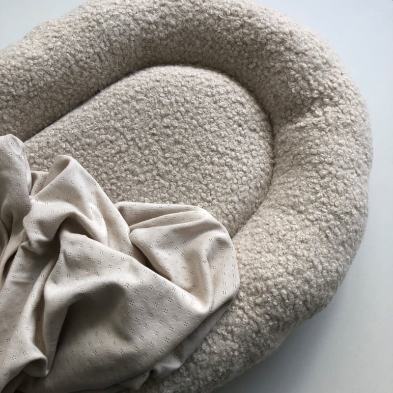 Baby nest TEDDY bouclé NATURE